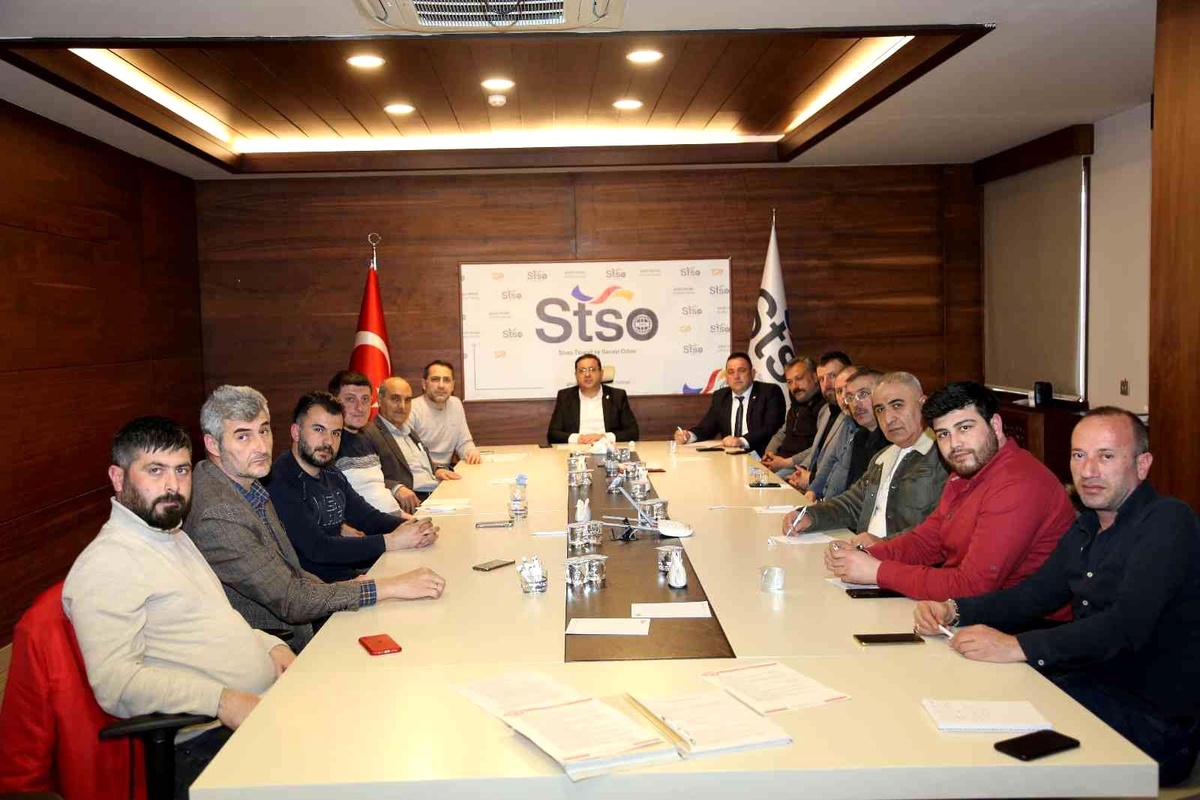 STSO Başkanı Eken sürücü kursları temsilcileriyle bir araya geldi