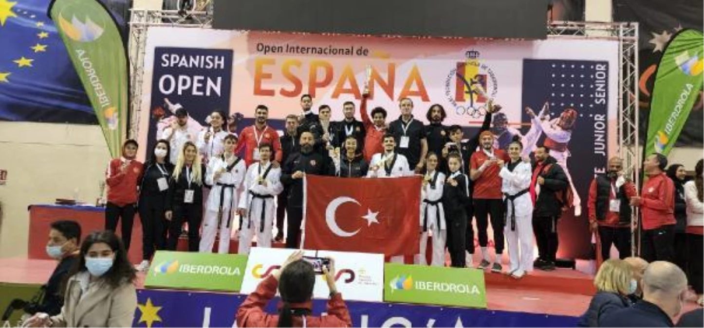 Taekwondo Milli Takımı\'ndan İspanya\'da 14 madalya