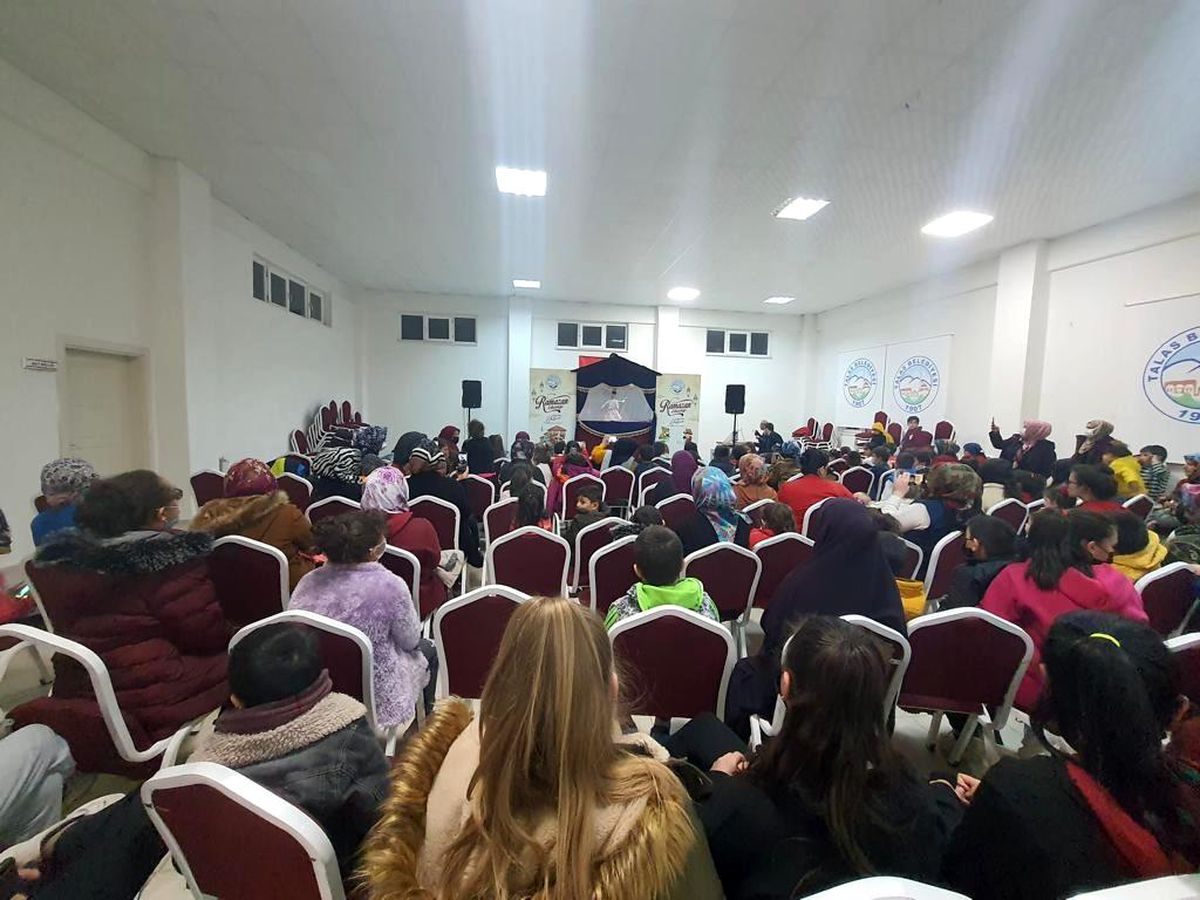 Talas Belediyesinden çocuklara yönelik ramazan eğlencesi