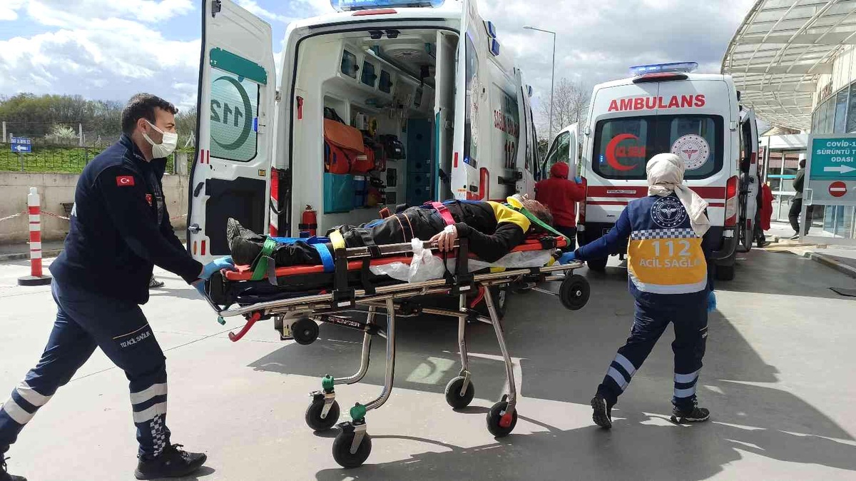 Yabancı uyruklu şahıs inşaattan atladı