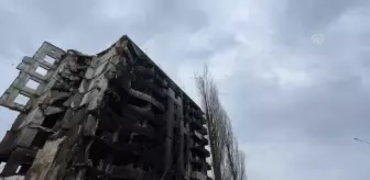 AA, yeniden Ukrayna güçlerinin kontrolüne geçen Borodyanka'daki yıkımı görüntüledi