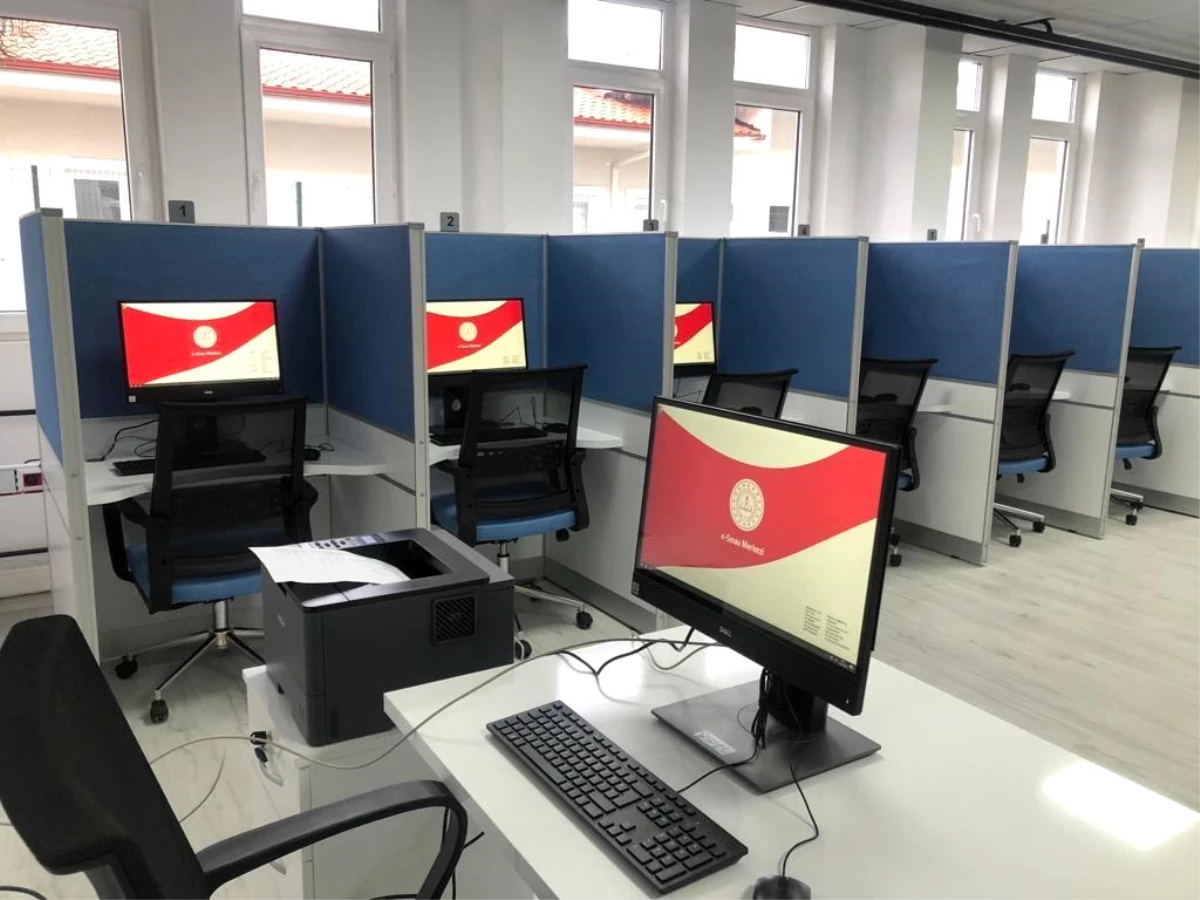 Datça\'da elektronik sınav merkezi hizmete girdi