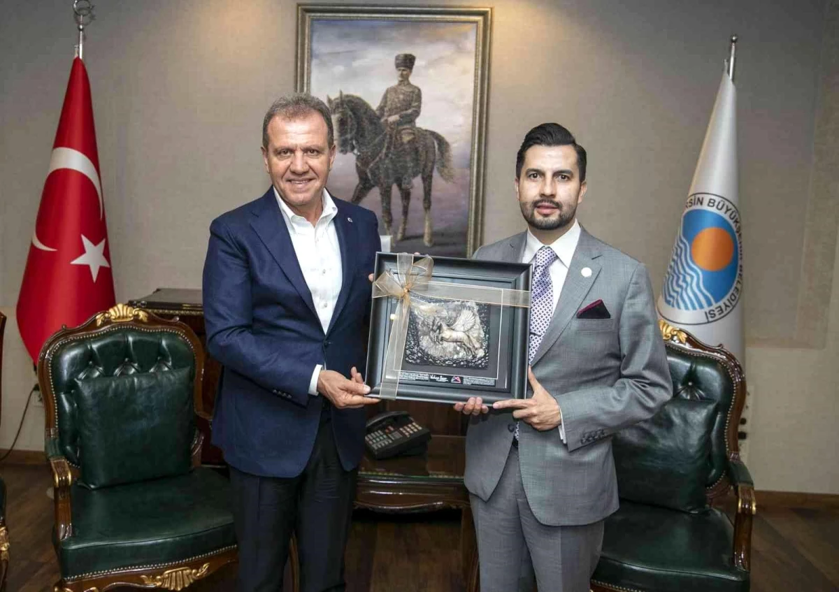 Guatemala\'nın Ankara Büyükelçisi Barrios, Başkan Seçer ile buluştu