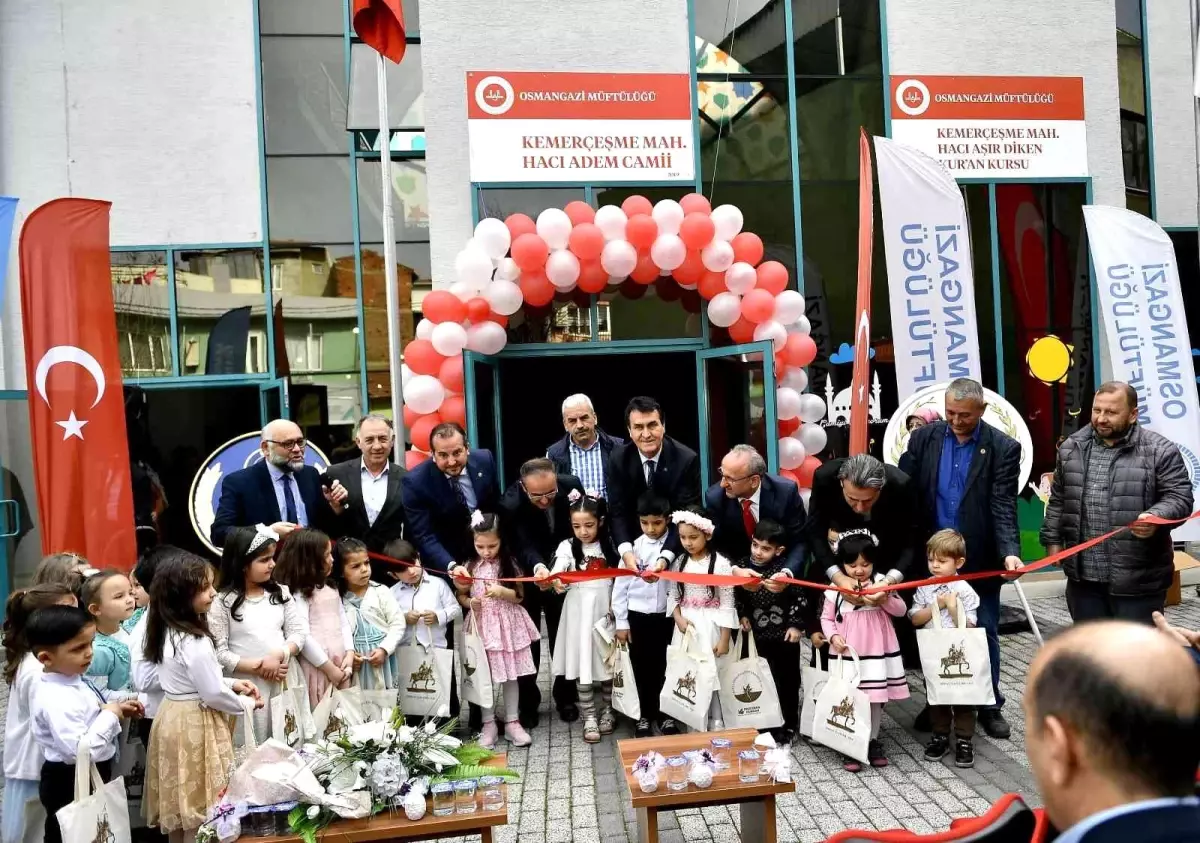 Hacı Aşır Dikmen Kur\'an Kursu Osmangazi\'de dualarla açıldı