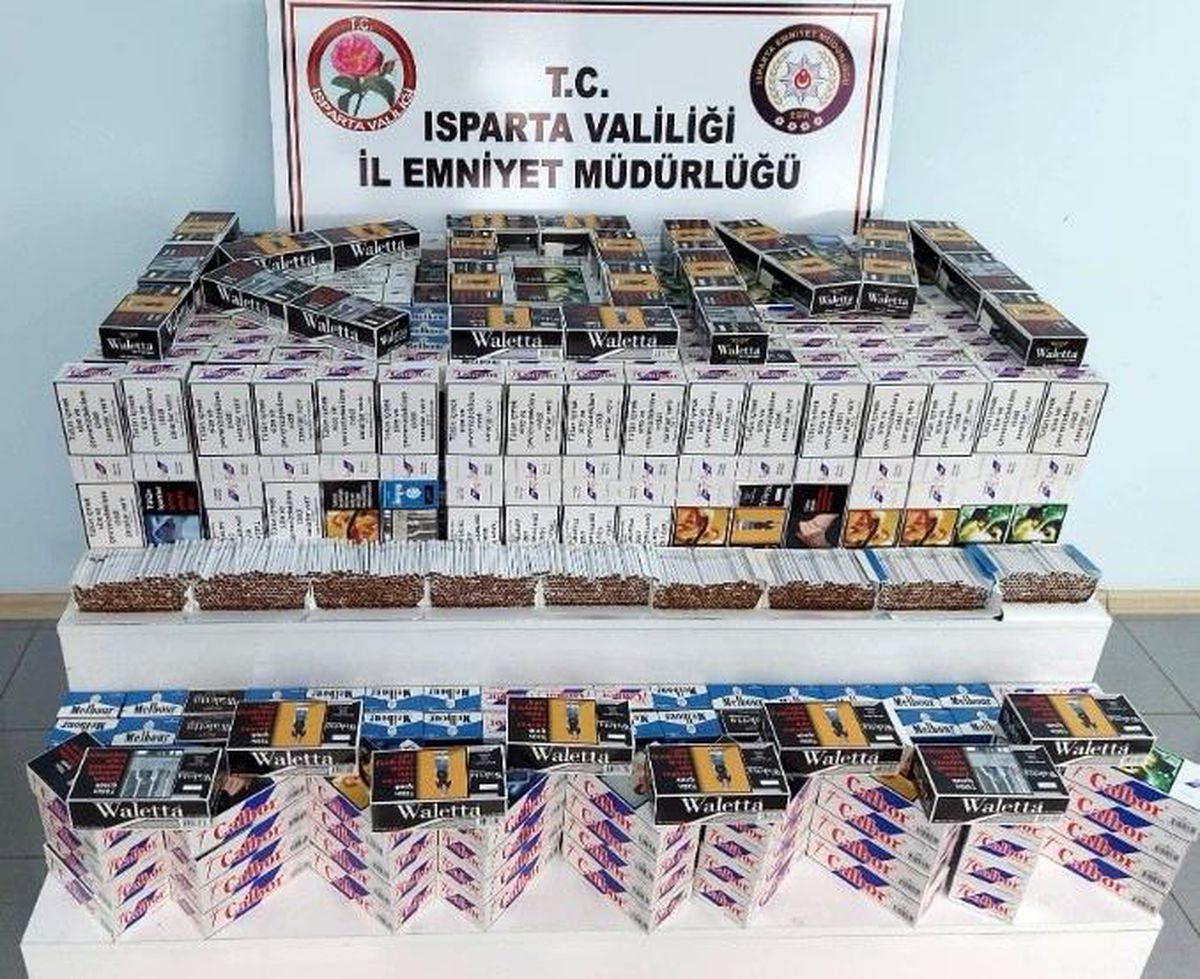 Isparta\'da kaçakçılık operasyonu: 5 gözaltı