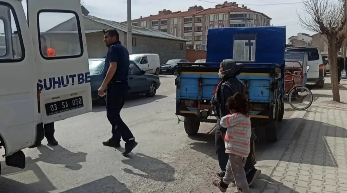 Son dakika... Şuhut'ta dilencilere yönelik operasyon