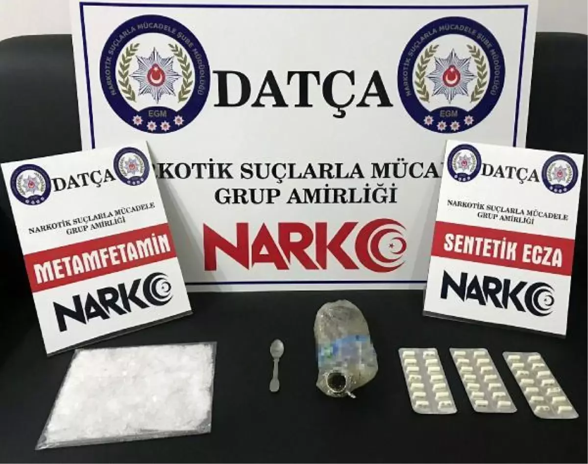 Datça'da evinde uyuşturucu satan şüpheliye gözaltı