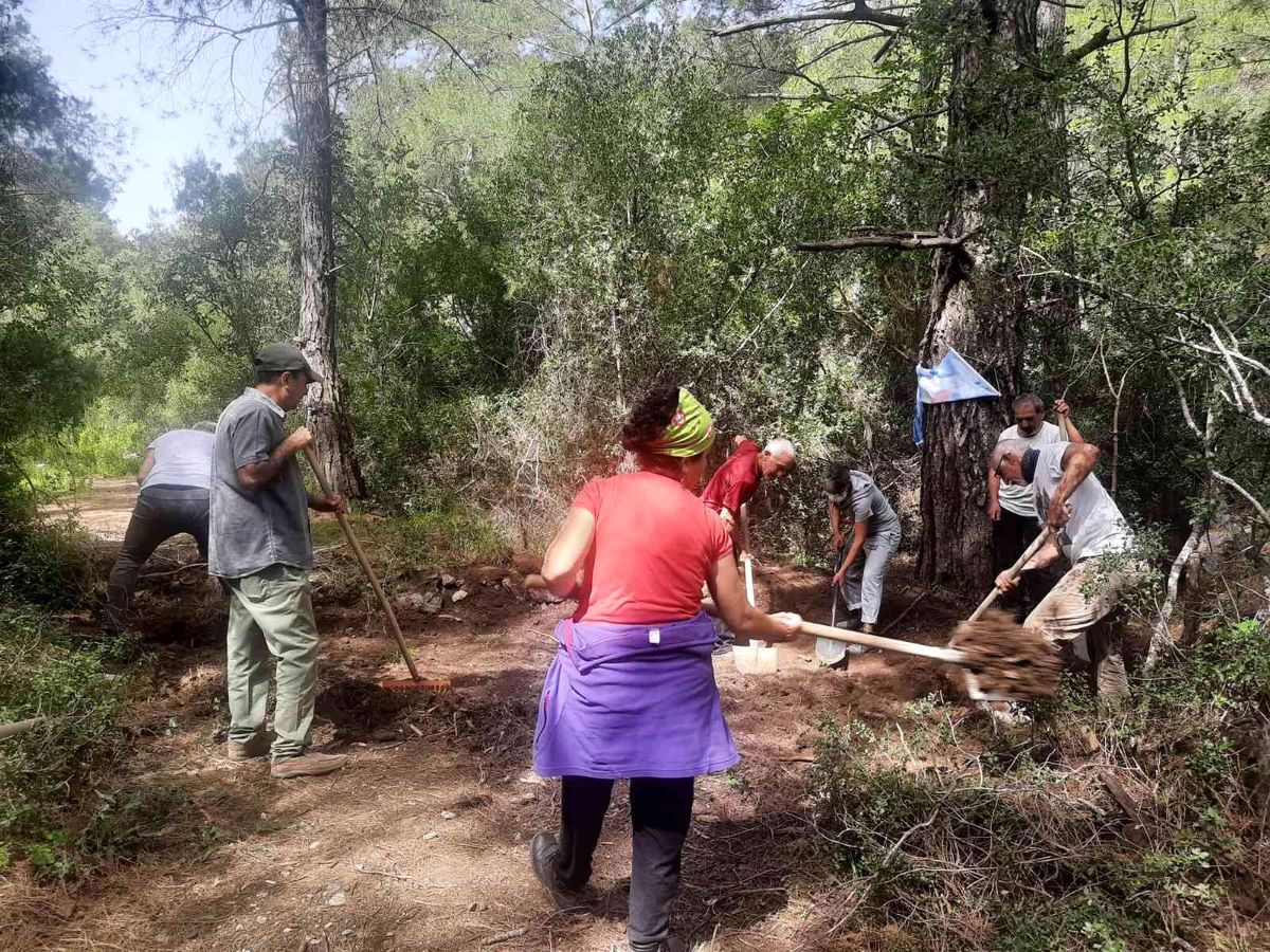 Datça\'da Hızırşah Sarnıcı içi ve etrafı temizlendi