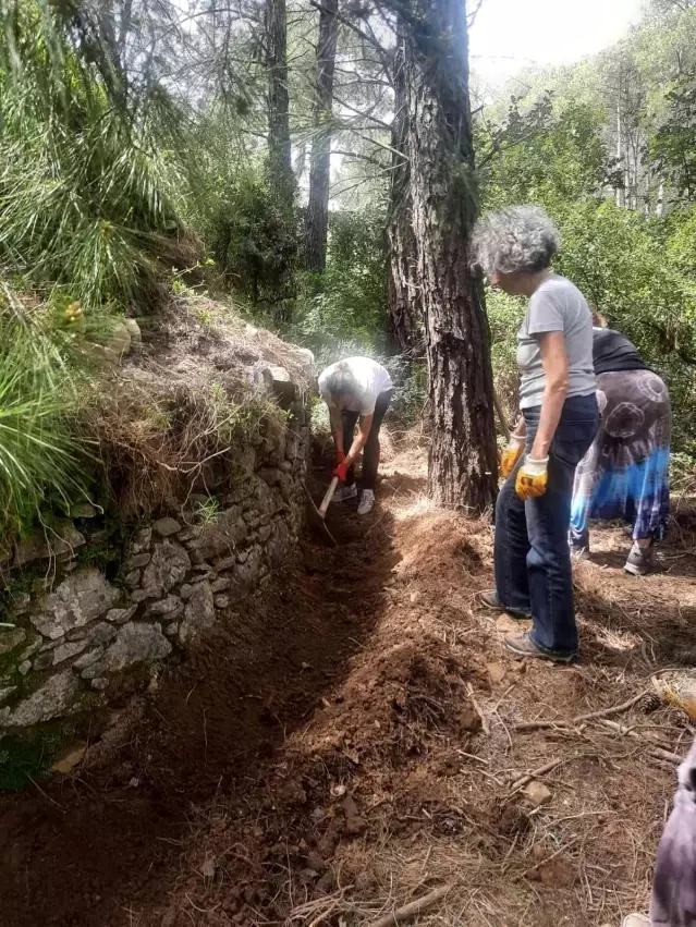 Datça'da Hızırşah Sarnıcı içi ve etrafı temizlendi