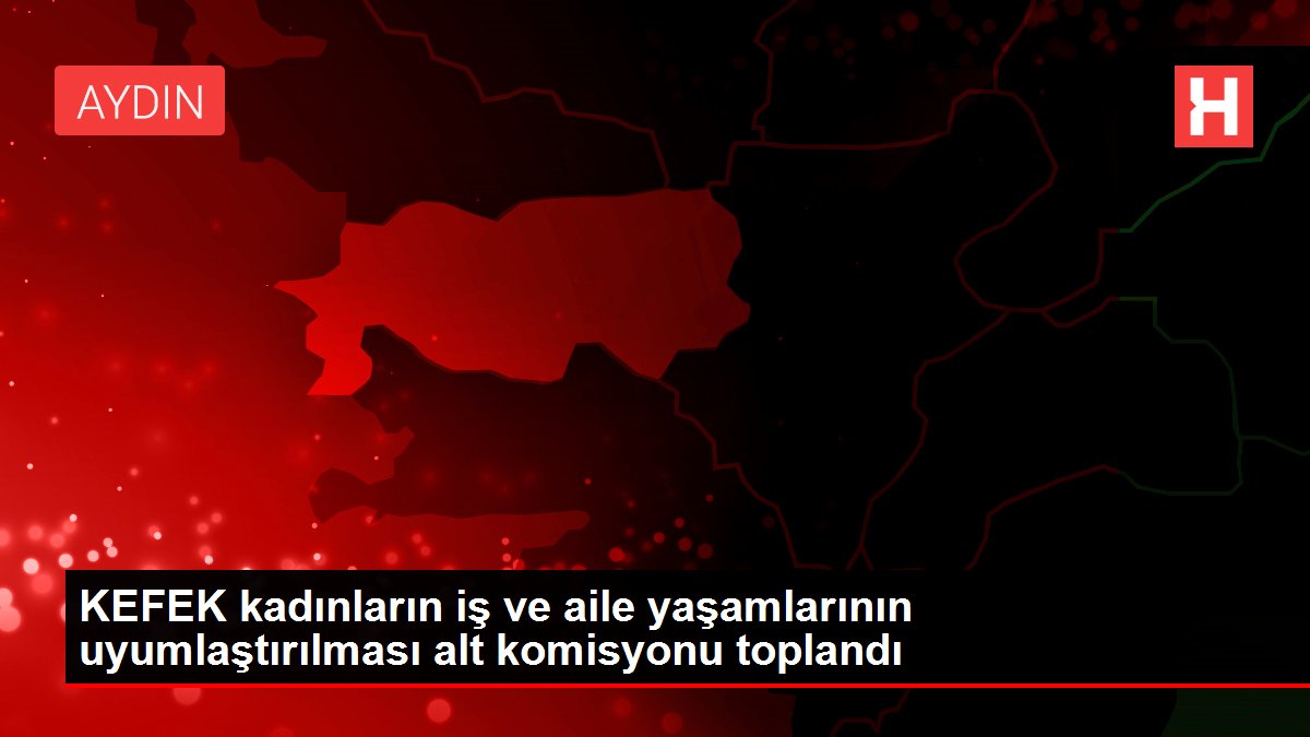 KEFEK kadınların iş ve aile yaşamlarının uyumlaştırılması alt komisyonu toplandı