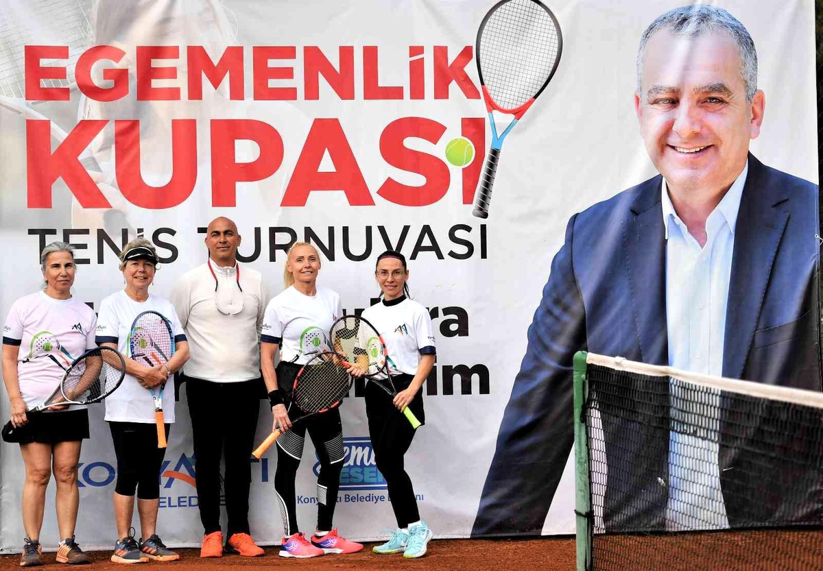 Konyaaltı\'nda rekor katılımlı tenis turnuvası
