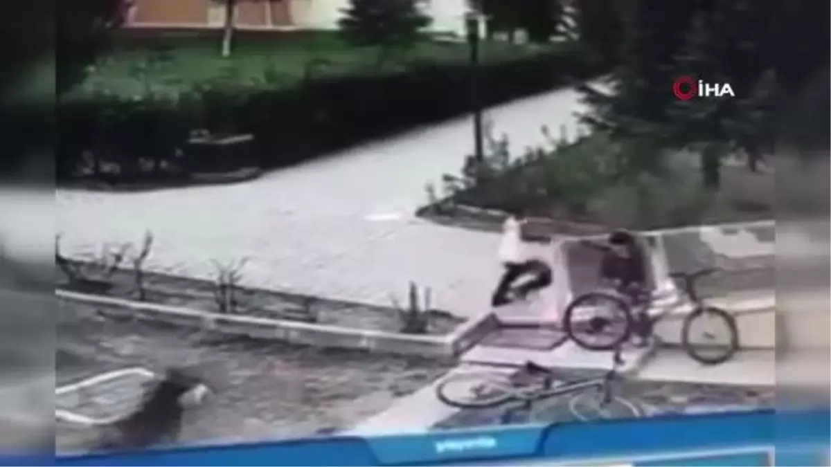 Başkentte iki küçük çocuk başıboş köpeklerden son anda kurtuldu