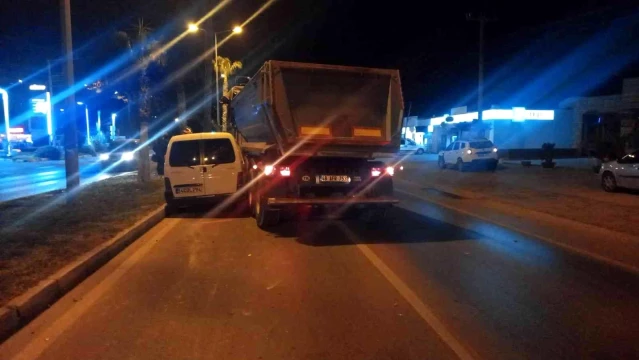 Son dakika haber | Bodrum'da kamyon kazası