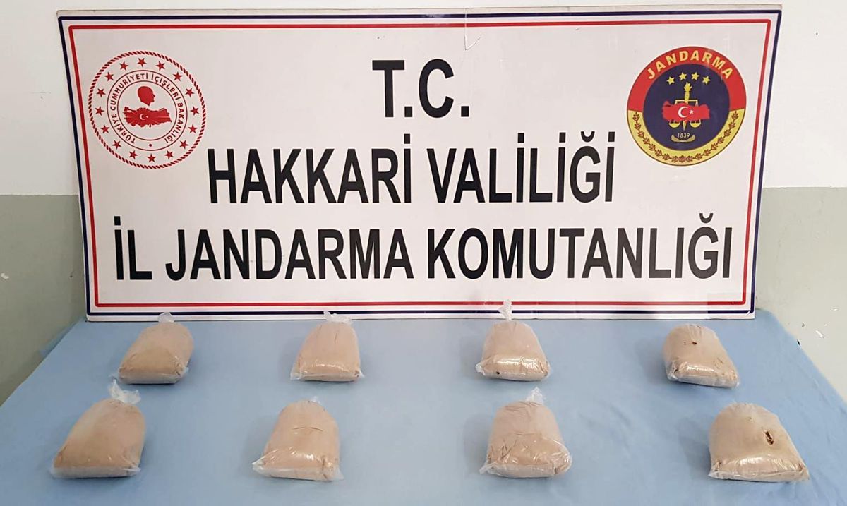 Çukurca\'da 4 kilo eroin ele geçirildi