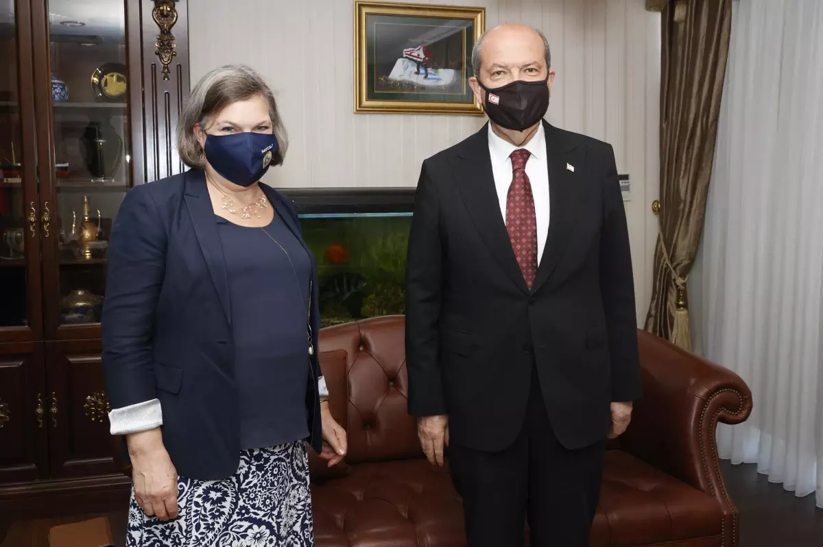 KKTC Cumhurbaşkanı Tatar, ABD Dışişleri Bakanlığı Müsteşarı Nuland'ı kabul etti