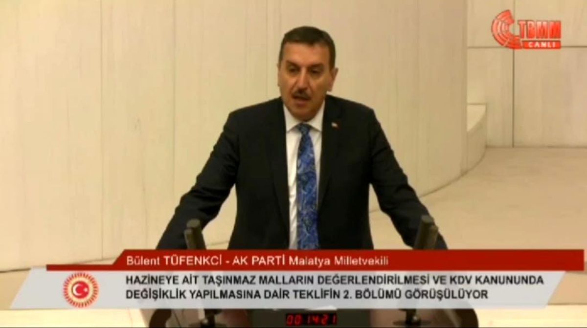 AK Parti MKYK üyesi Tüfenkci'nin sunduğu yasa teklifi kabul edildi