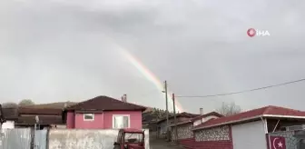 Çanakkale'de mest eden gökkuşağı manzarası