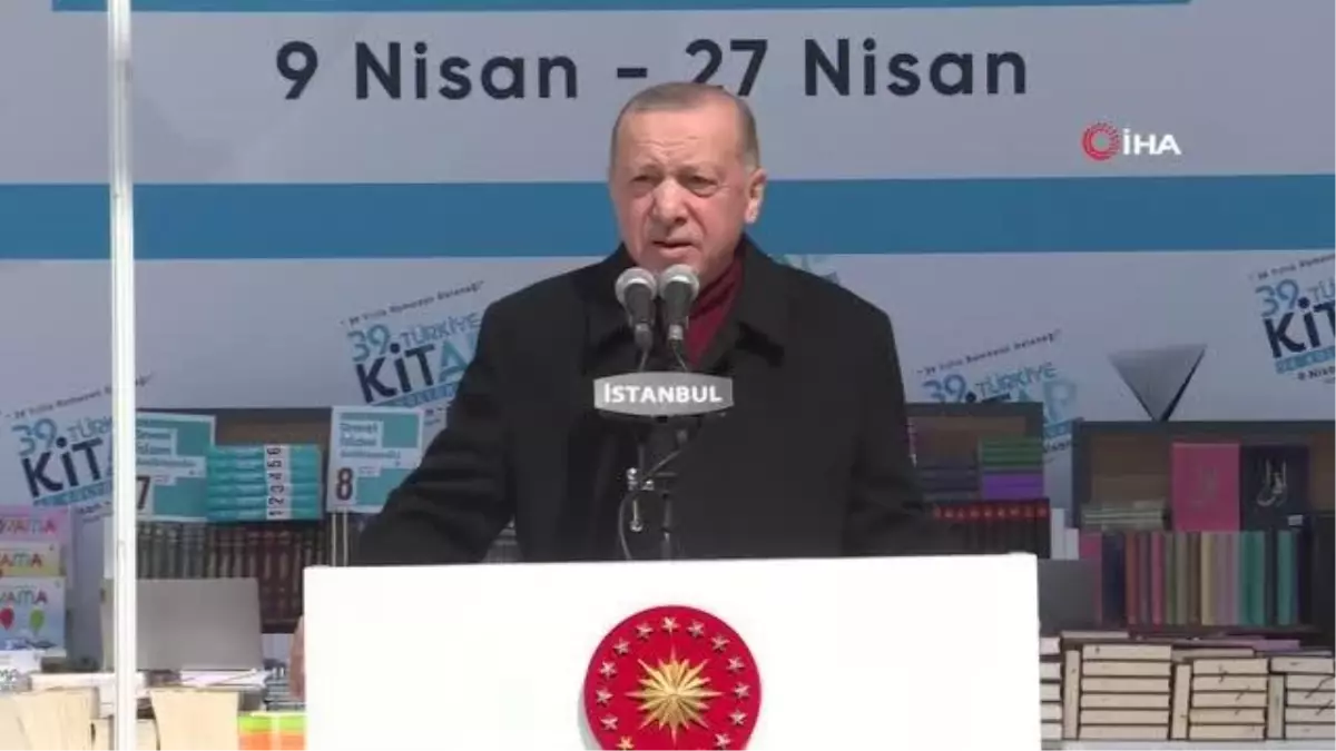 Cumhurbaşkanı Erdoğan: 'Türkiye bugün kitap üretimi ve sektörün büyüklüğü bakımından Uluslararası Yayıncılar Birliği içinde ilk 10'da yer alan bir...