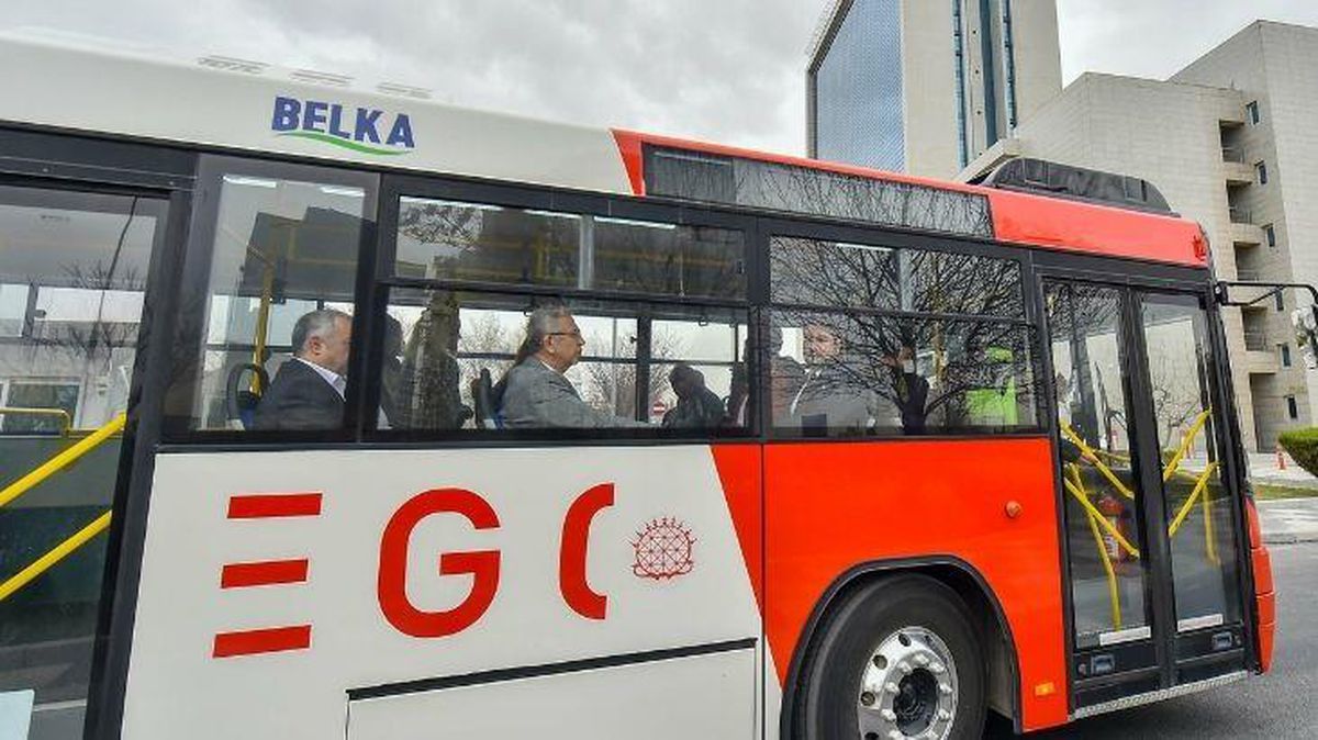 Dünyada bir ilk: ABB dizel otobüsleri elektrikliye dönüştürüyor! Mansur Yavaş test sürüşüne katıldı