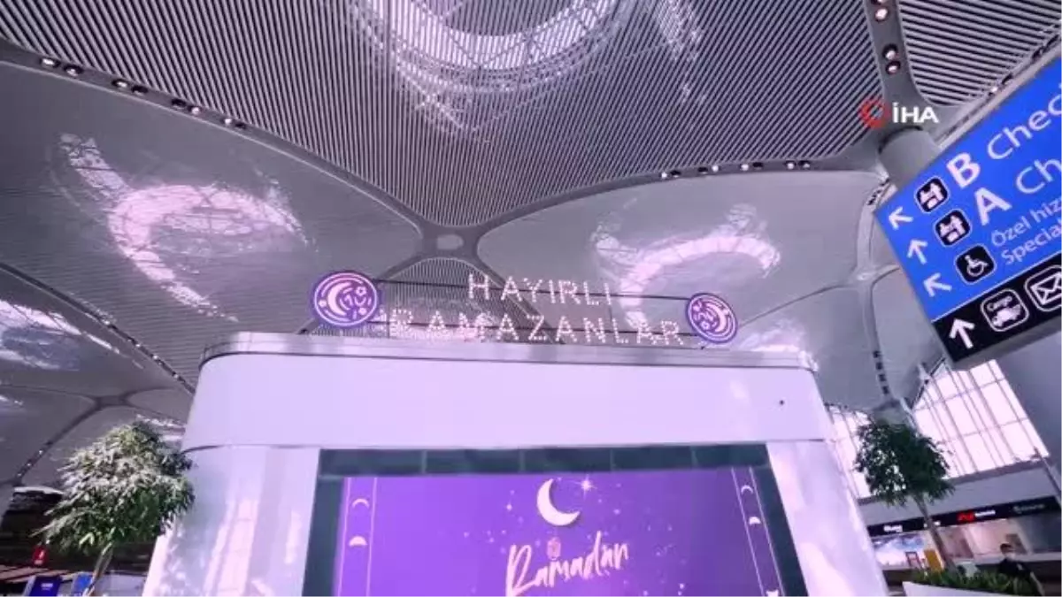 Son dakika haber | Geleneksel Ramazan etkinlikleri İstanbul Havalimanı'nda yaşatılıyor