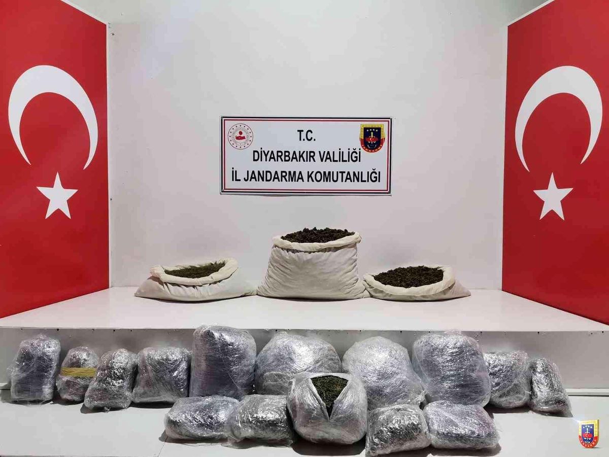 Son dakika haberi | Jandarma\'dan Diyarbakır\'da uyuşturucu operasyonu