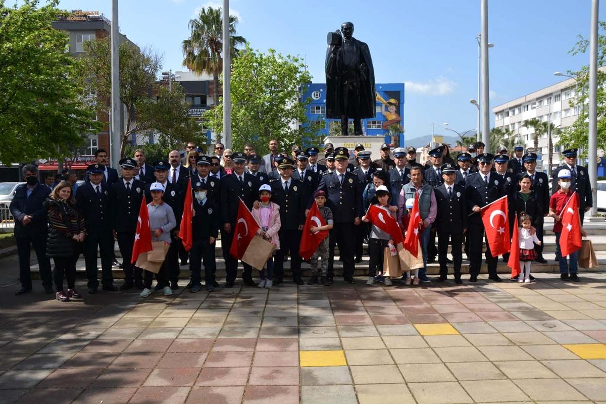 Son dakika! Ortaca\'da Polis Haftası kutlandı