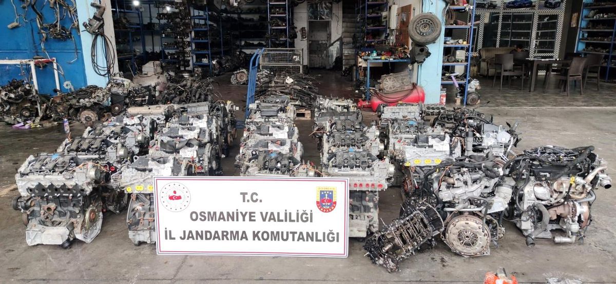 Osmaniye\'de 2 milyonluk motor bloğu operasyonu