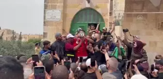 Şef Burak Özdemir'e Mescid-i Aksa'da sevgi gösterisi (2)