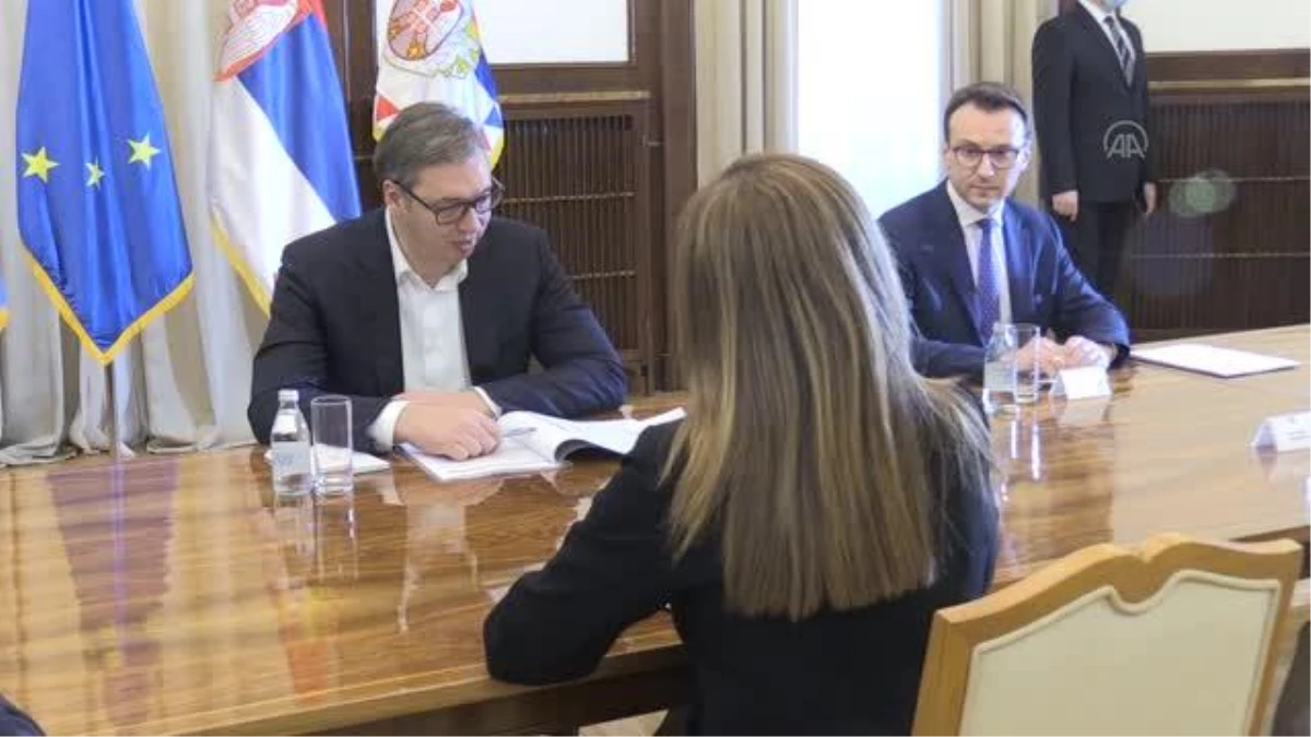 Sırbistan Cumhurbaşkanı Vucic, BM Özel Temsilcisi Ziadeh\'i kabul etti