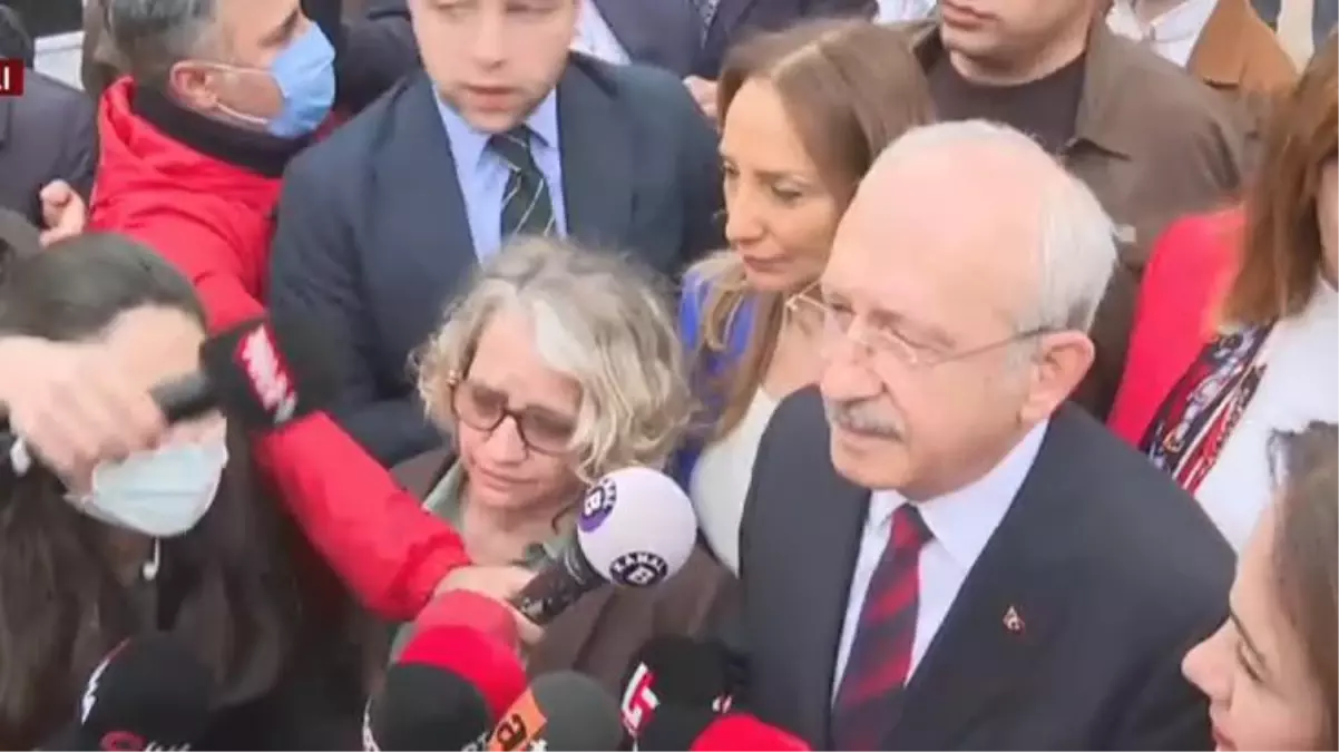 Et ve Süt Kurumu\'ndan içeri alınmadı, yanındaki Türkiye Uzay ajansı telle kapatıldı: Kılıçdaroğlu kapıda açıklama yaptı