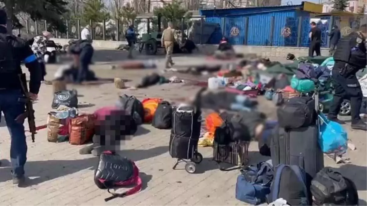 Rusya sivillere saldırıya devam ediyor: Kramatorsk tren istasyonunu vurdular, çok sayıda ölü ve yaralı var