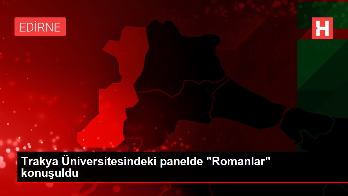 Trakya Üniversitesindeki panelde 'Romanlar' konuşuldu