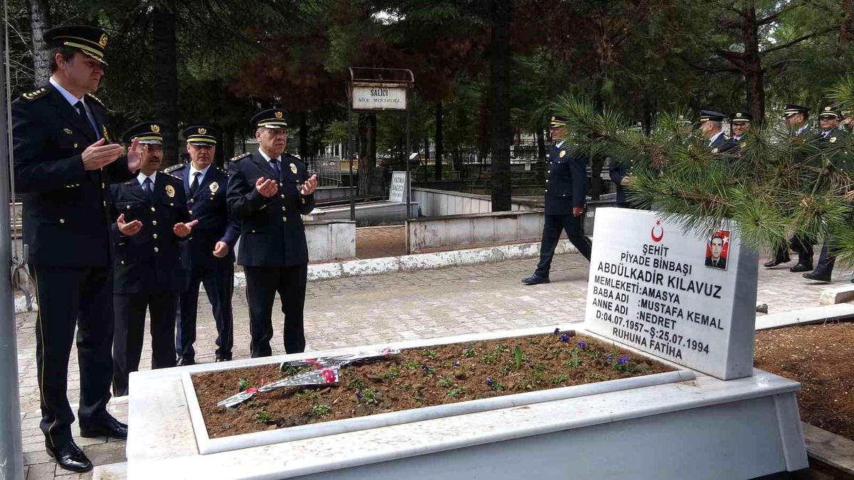 Uşaklı şehitler, Polis Haftası\'nda unutulmadı