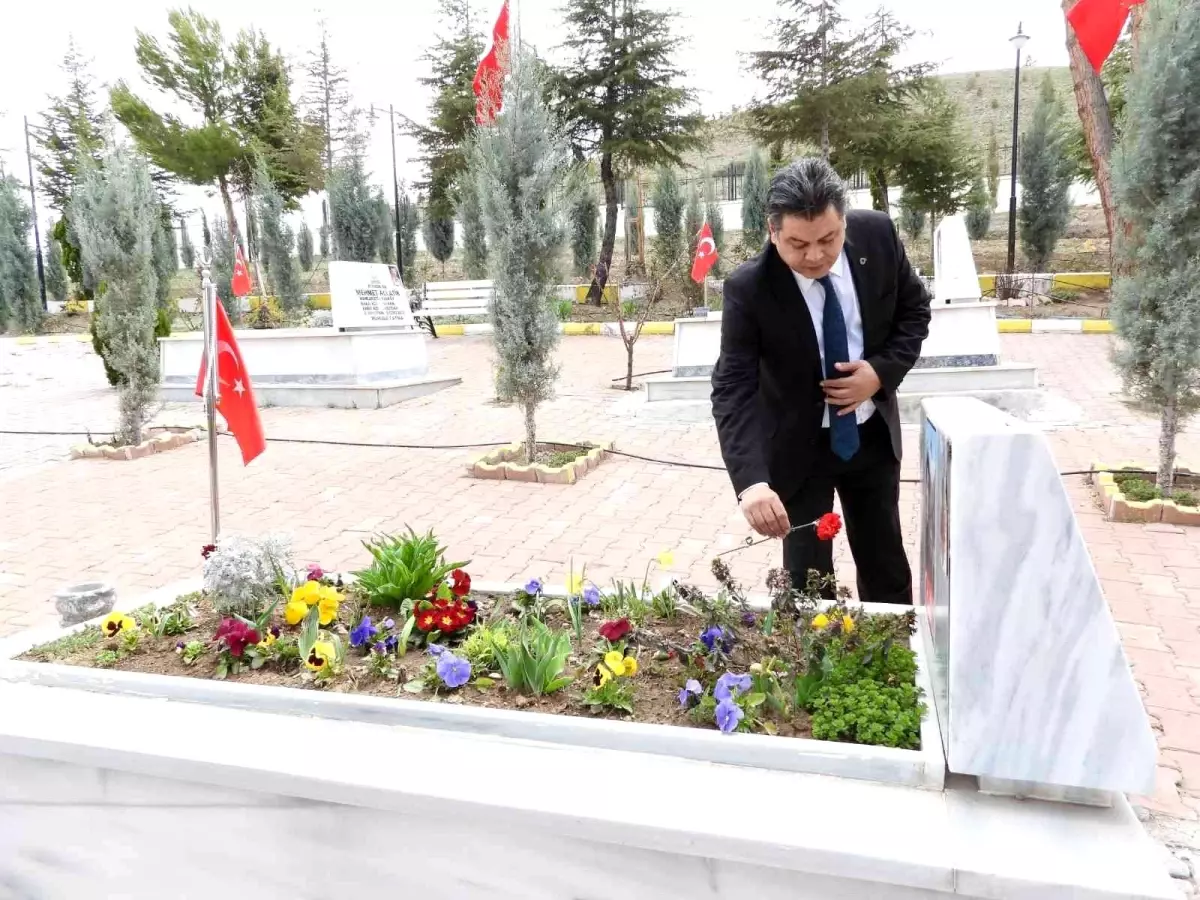 Son dakika haberleri! Yerköy'de Polis Haftası dolayısıyla şehitlik ziyaret edildi