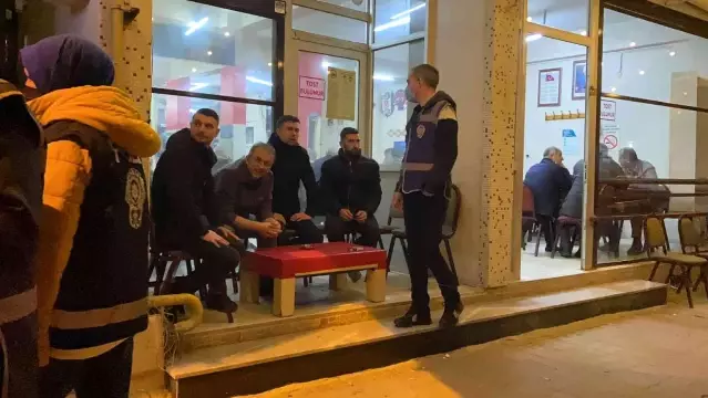 Edirne Emniyeti'nden kıraathanelerde asayiş uygulaması