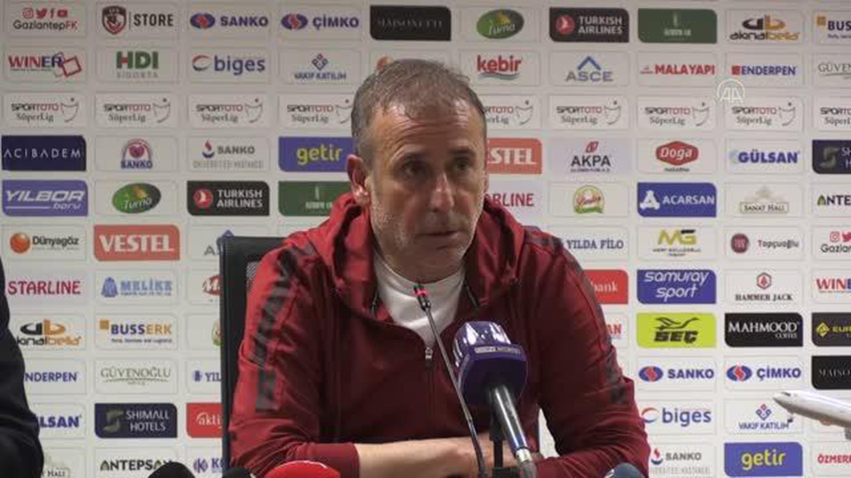 Gaziantep FK-Trabzonspor maçının ardından