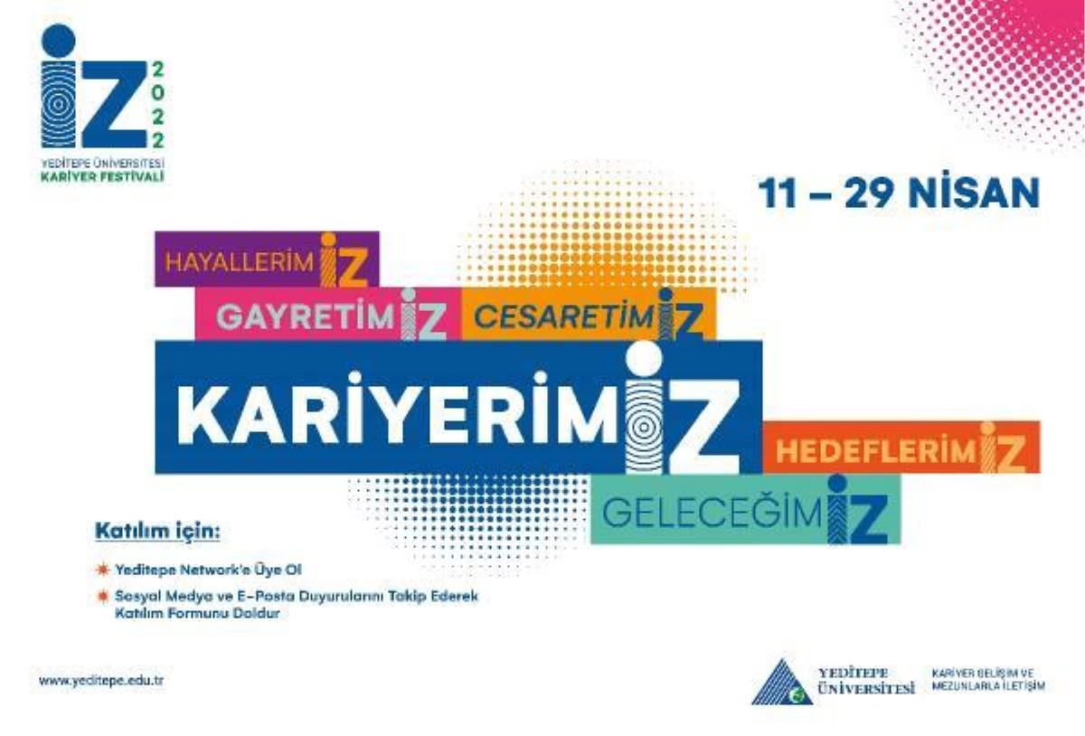 Yeditepe Üniversitesi İZ Kariyer Festivali başlıyor