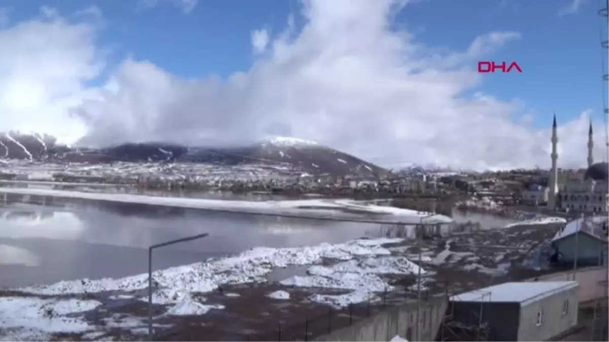 Kura Nehri taştı, Ardahan Ovası göle döndü