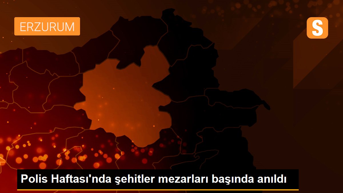 Polis Haftası\'nda şehitler mezarları başında anıldı