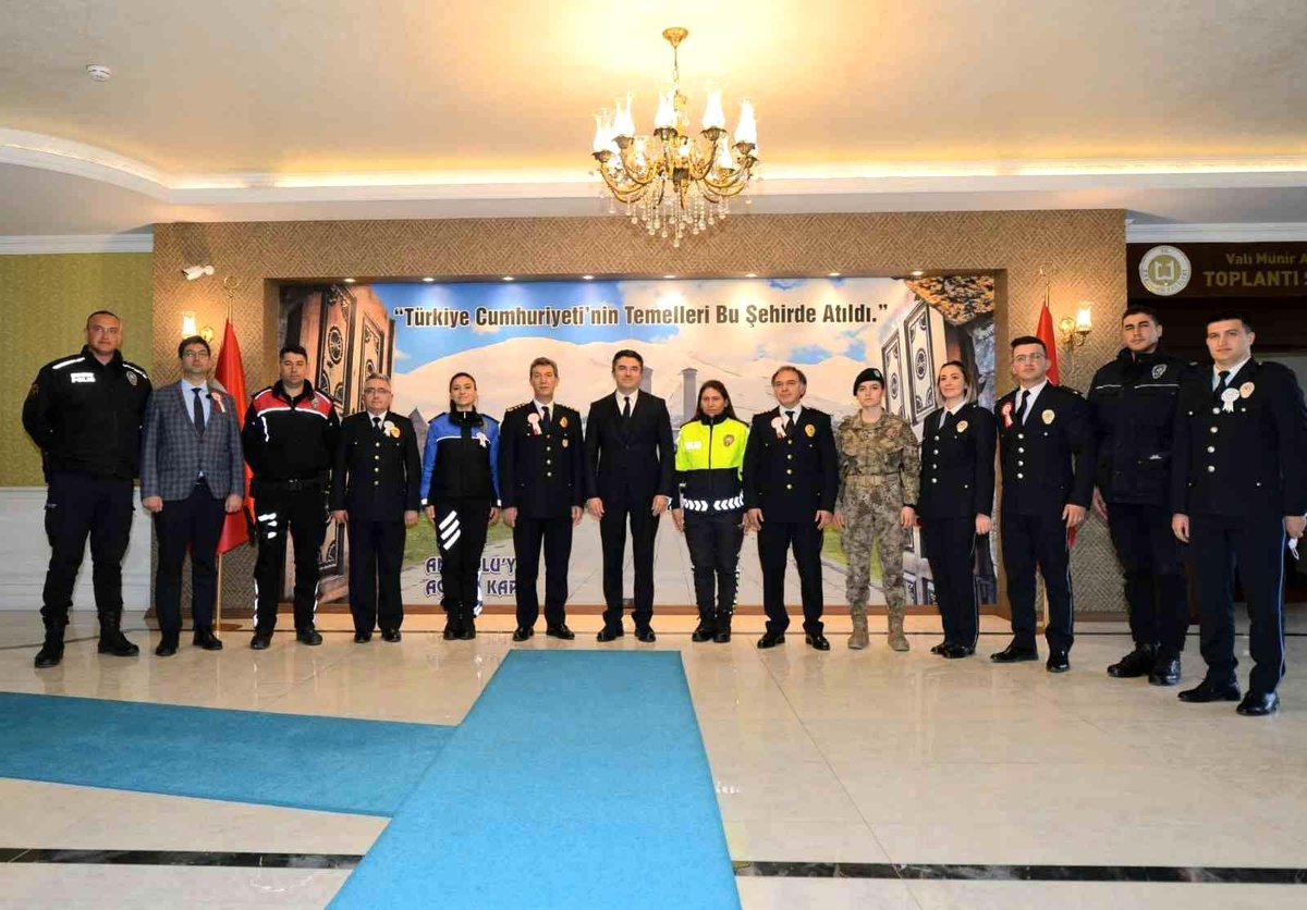 Vali Memiş, Emniyet personelini kabul etti