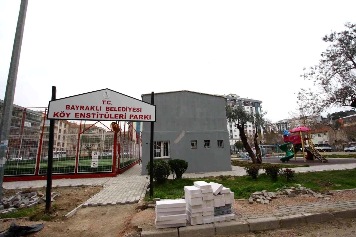 Bayraklı\'da Köy Enstitüleri Parkı yenileniyor