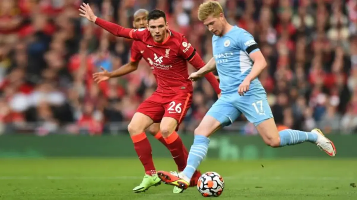 Şampiyonluk yarışındaki Manchester City ile Liverpool\'un maçı nefes kesti