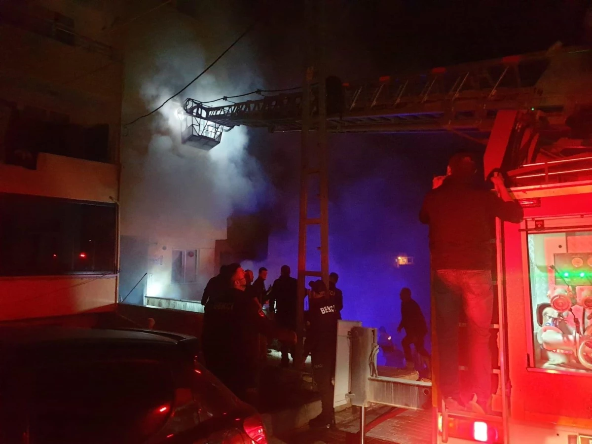 Sinop\'ta korkutan yangın: 7 kişi dumandan etkilendi