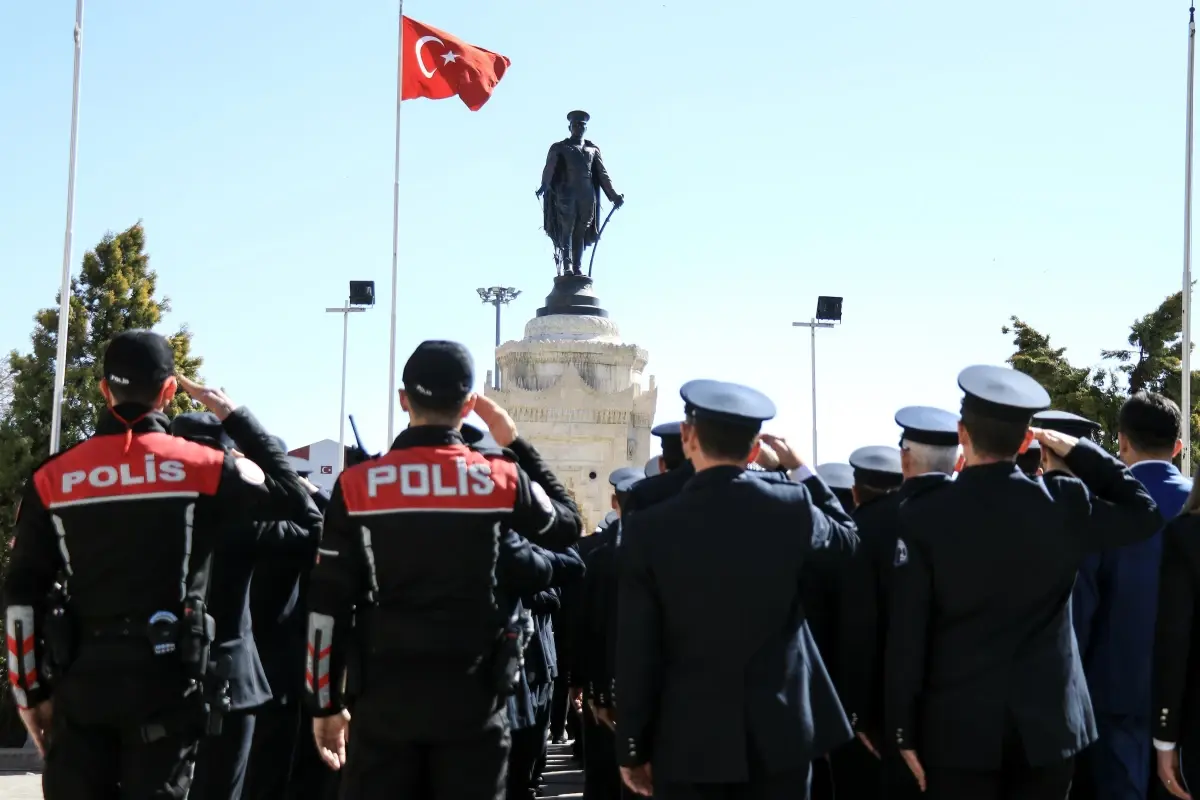 Türk Polis Teşkilatı\'nın 177. kuruluş yıl dönümü nedeniyle törenler düzenlendi