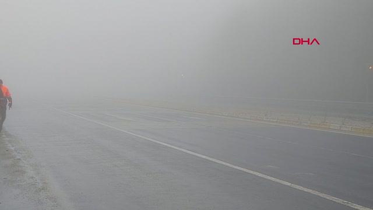 BOLU DAĞI\'NDA SAĞANAK VE SİS