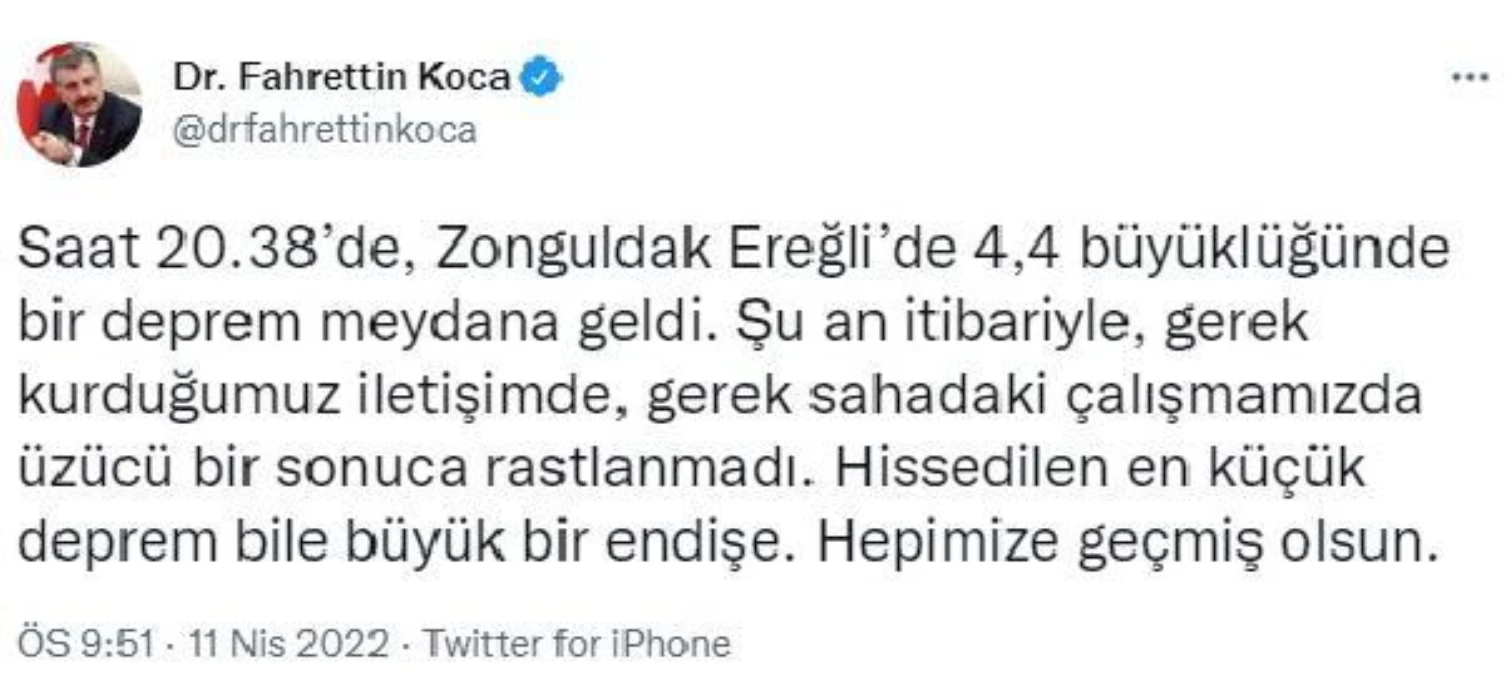 Ereğli açıklarında 4.4 büyüklüğündeki deprem birçok ilden hissedildi (5)