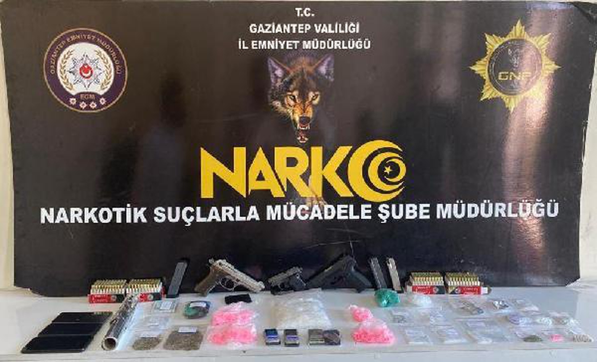 Gaziantep\'teki uyuşturucu operasyonlarında 22 tutuklama