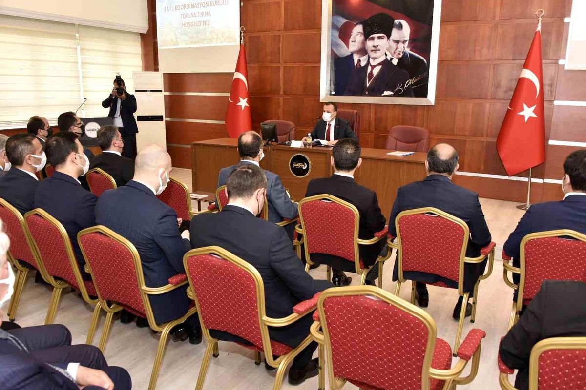 Gümüşhane'de İl Koordinasyon Kurulu Toplantısı yapıldı