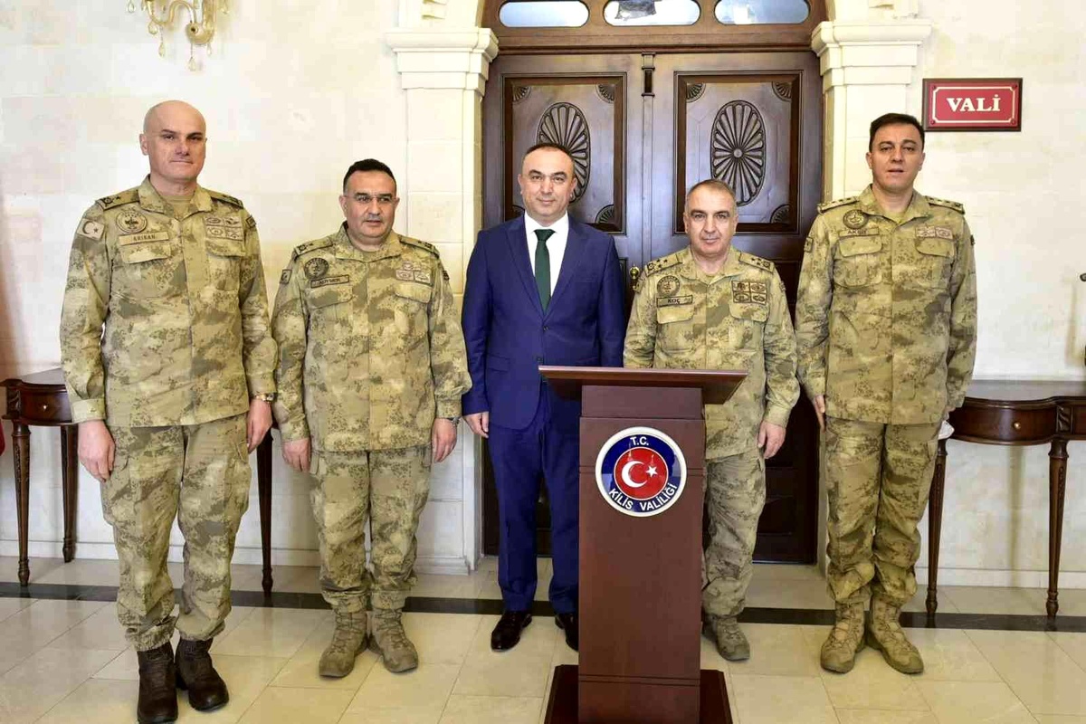 Son dakika haberleri | Jandarma Genel Komutan Yardımcısı Korgeneral Koç, Kilis Valisi Soytürk\'ü ziyaret etti