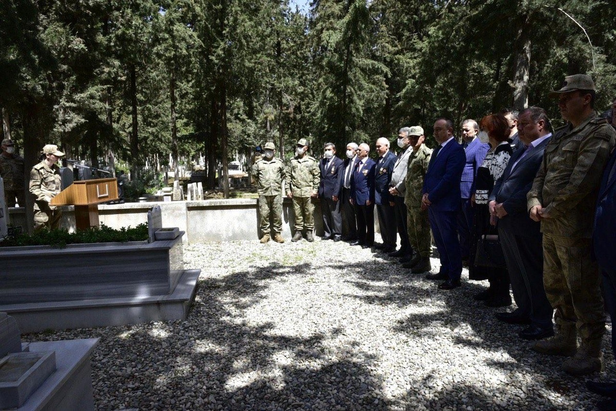 Kore gazisi Celkan, Kilis\'te mezarı başında anıldı